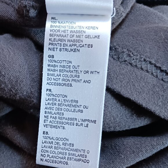 G-Star RAW 3301 Men’s T-Shirt XXL Dark Gray Charcoal Crew Neck Short Sleeve - Picture 11 of 13